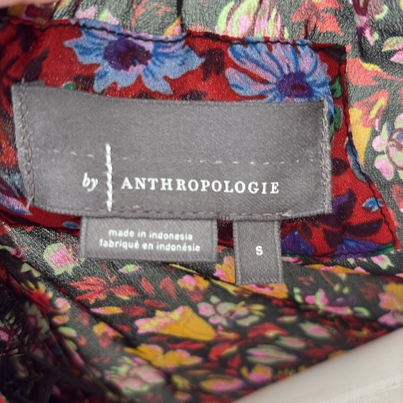 ANTHROPOLOGIE Helene Floral Tunic Dress small - Picture 9 of 13